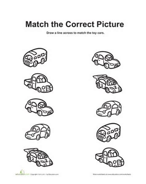 cars ideas worksheets transportation preschool preschool worksheets