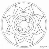 Mandala Simple Coloring Easy Pages Blank Drawing Book Meditation Mandalas Beaucaire Michal Review Printable Timesunion Designs Flower Pattern Color Templates sketch template