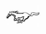 Mustang Logo Ford Clipart Horse Vector Coloring Outline Car Mustangs Emblem Drawing Logos Wallpaper Template Clip Cliparts Jpeg Pony Dxf sketch template