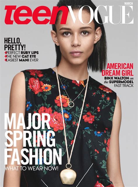 Teen Vogue Taps Models Gigi Hadid Binx Walton For March