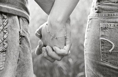 black and white couple cute holding hands love image