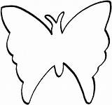 Butterfly Outline Coloring Animal Outlines Printable Template Pages Color Supercoloring Templates sketch template