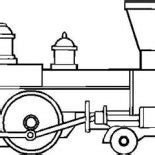 steam train locomotive coloring page color luna