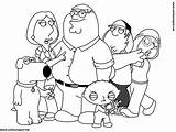 Famille Kleurplaten Personnages Imagui Pegar Recortar Animaatjes Griffin Flashcards Ko Malvorlagen1001 sketch template