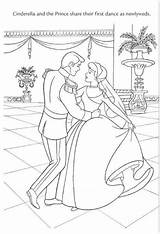 Coloring Cinderella Wedding Disney Pages Princess Prince Dancing Snow Princesses Dresses Super Flickr Choose Board Epic Post sketch template