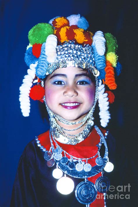 Thai Girl Traditionally Dressed Photograph By Heiko Koehrer Wagner