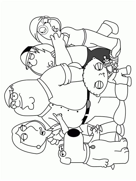 family guy coloring sheets  printable templates