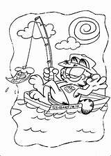 Garfield Pescando Tudodesenhos sketch template