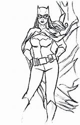 Batgirl Getcolorings Coloringfolder sketch template