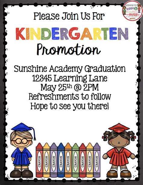 preschool graduation invitations  printable  printable templates