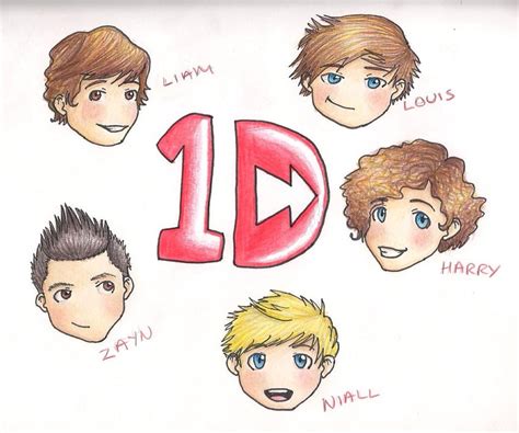 One Direction Cartoon One Direction Fan Art 31590844 Fanpop