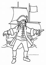 Coloring Pirate Clipartqueen sketch template