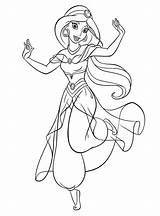 Prinzessin Ausmalbild Jasmin Ariel 디즈니 Tiana Rapunzel Omaľovánky Aladdin Colorier Princezná Patrones Molde čierny Thestylishpeople sketch template
