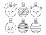 Bauble Stripes sketch template