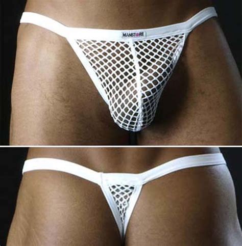 Sexy Mens Big Mesh Underwear G String Thong Mu73