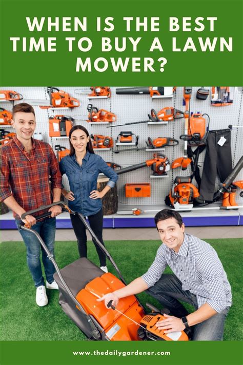 time  buy  lawn mower