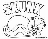 Skunk Pencils Tucson Colored sketch template
