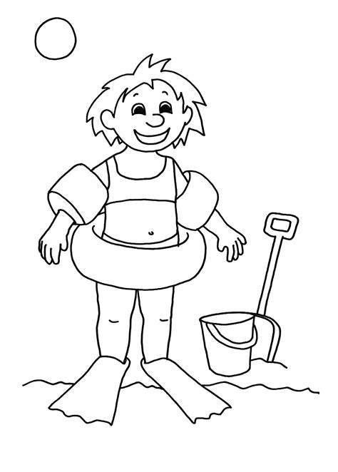 summer coloring pages  print