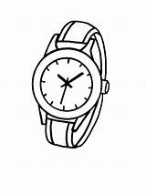 Coloring Pages Clock Colouring Kids Printable Colorings Color Getdrawings Getcolorings sketch template