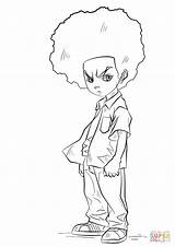 Coloring Huey Pages Freeman Printable Drawing sketch template