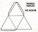 Triangle Template 3d Paper Shapes Templates Geometric Make Printable Craft Sculpture Pyramid Triangles Origami Cut Triangular Shape Diy Medium Makezine sketch template