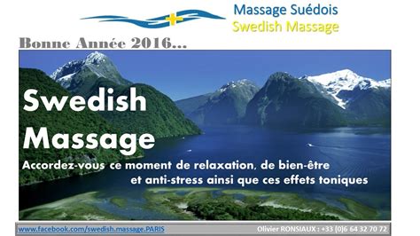 Swedish Massage Massage Suedois Paris Grand Paris Seine Ouest