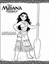Moana sketch template