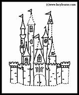 Castle Disney Coloring Pages Printable Colouring Outline Drawing Clipart Cliparts Library Kids Princesses sketch template