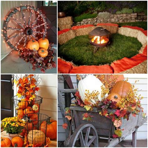 outdoor fall decorating ideas   home