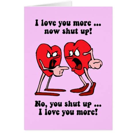 Cute And Funny Valentines Day Greeting Card Zazzle