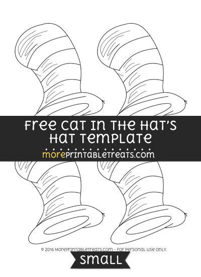 cat   hats hat template small hat template dr seuss classroom