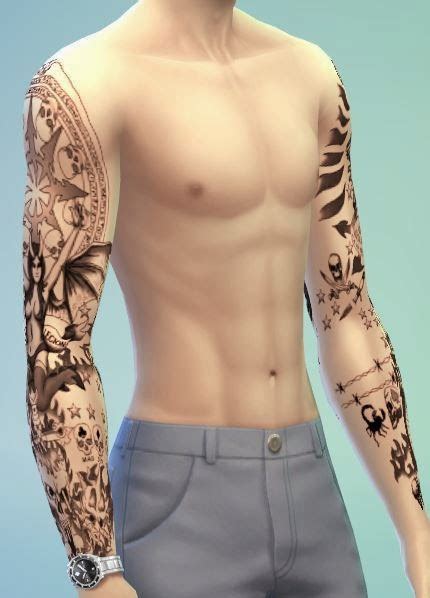 My Sims 4 Blog Left 4 Dead And Maori Style Tattoos For