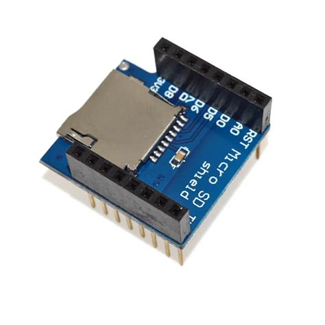 mini micro tf memory sd card slot socket reader shield  arduino buy  minisd card