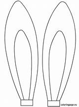 Easter Lapin Imprimer Template Ears Oreille Oreilles Gabarit Lapins Des Tableau Choisir Un Pâques Coloring sketch template
