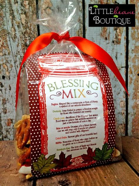 printable blessing mix favors blessing mix printable diy etsy