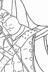 Connor Kenway sketch template