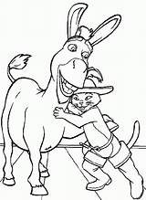 Puss Boots Coloring Pages Batch Escape Humpty Dumpty Donkey Comments Printable Getcolorings Color Coloringhome sketch template