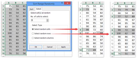 how to randomly select cells based on criteria in excel