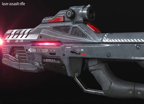 artstation laser assault rifle