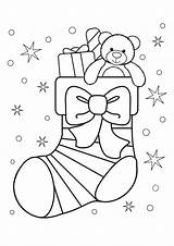 Colouring Stocking Weihnachtsstrumpf Ausmalbild Kidspartyworks Cutouts Malvorlagen Getdrawings Apuros Canguro sketch template