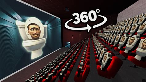 skibidi toilet 360° cinema hall vr 360° experience youtube