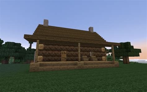 early log cabin creation