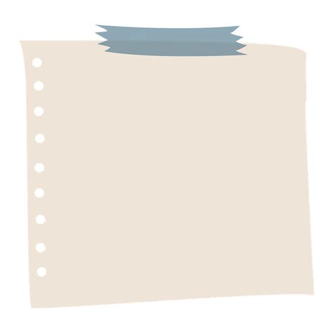 blank note paper set png royalty  stock transparent png