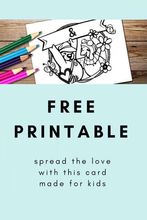 printable cards  kids card making  kids  printable