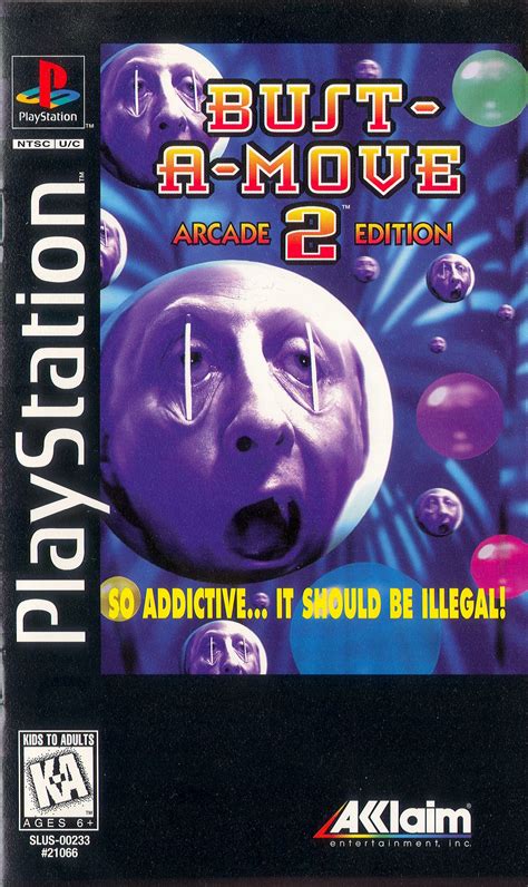 bust  move  arcade edition psx cover