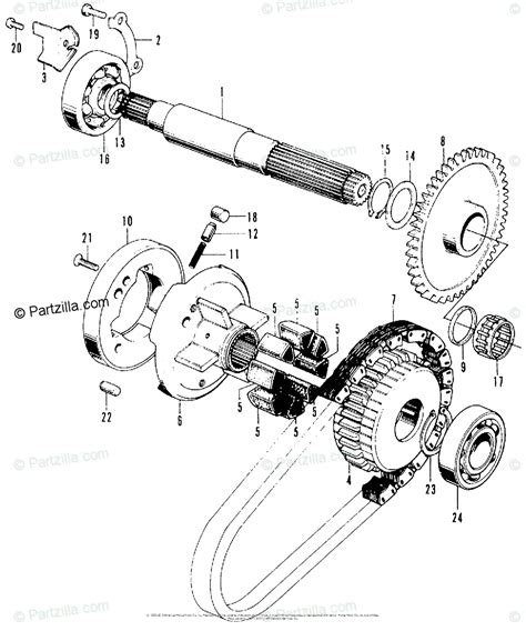 honda motorcycle models   year oem parts diagram  primary shaft partzillacom