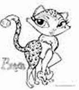 Bratz Petz Coloring Pages Cartoon Color Brigitte Pets sketch template