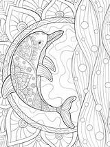 Moeilijk Dolfijn Schwer Delphin Dolfijnen Delfine Kleurplaten Ausmalbild Dolphin Malvorlage Moeilijke Kleurplaatjes sketch template