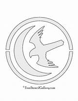 Sigil House Thrones Game Arryn Stencil Coloring Houses Stencils Sigils Template Pages Freestencilgallery Pumpkin Crest Games Family Got Templates sketch template