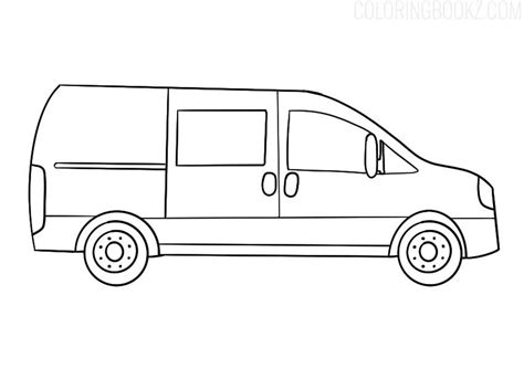 van coloring page  printable coloring pages vlrengbr